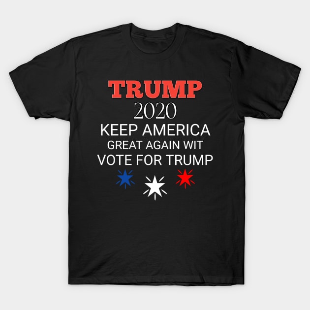 Trump T-shirt Vote for Trump 2020 T-Shirt by Blue Diamond Store